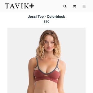 NWT!! TAVIK swimwear Jessie color block top